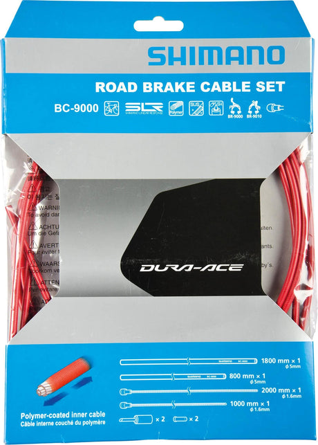 Shimano Bremskabelsatz Dura Ace BC-9000 BR. Kabelsatz da BC9000 Shim. Hrsg