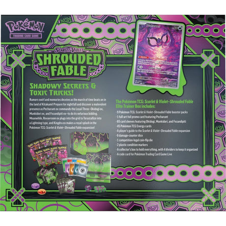 Pokemon Pok Eacute;Mon Scarlet Violet Shrouded Fable Elite Trainer Box