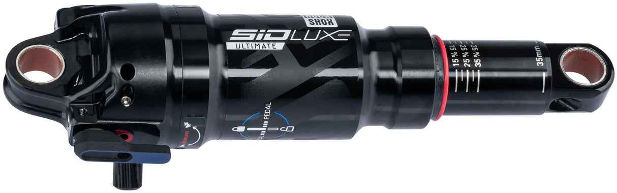 RockShox Stoßdämpfer Sidluxe Ultimate 3P Hinterradstoßdämpfer RS Sidluxe 170x35 3Pos Hebel blau