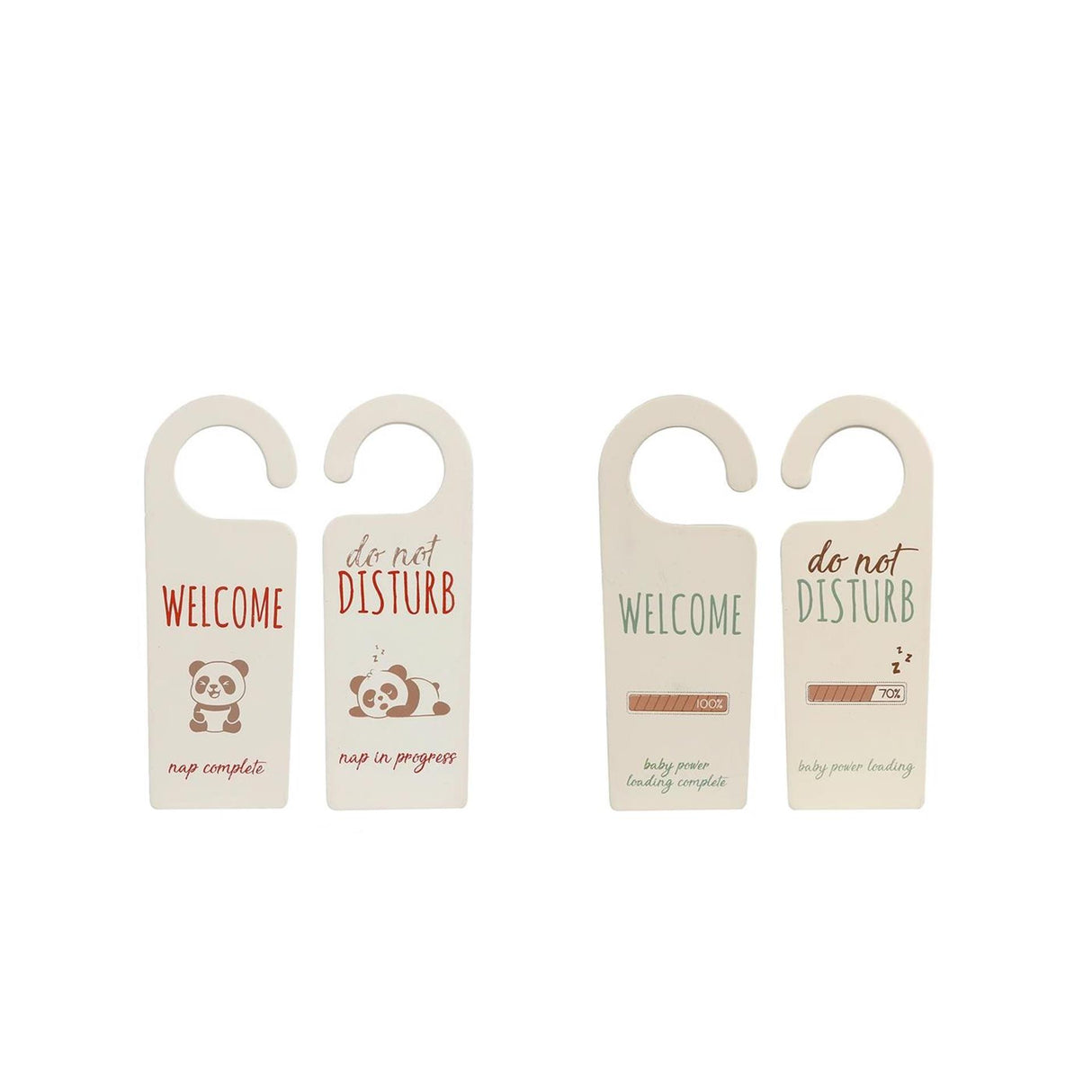 Deurhanger welcome disturb hout 7x20xcm