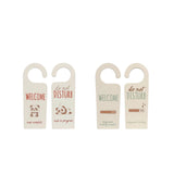 Deurhanger welcome disturb hout 7x20xcm
