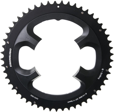 Stronglight Kettenblatt mod. 17 Kettenblatt stark. 53t Außenaluminium schwarz