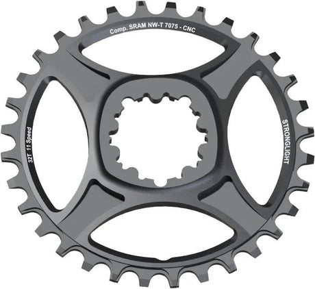 Stronglight Kettenblatt ht3 mod. 17 Kettenblatt Strongl.HT3 32Z innen Alu schwarz