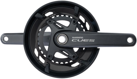 Shimano Cues FC-U6010 11-Gang-Kurbel 46 32 mit Kettenschutz