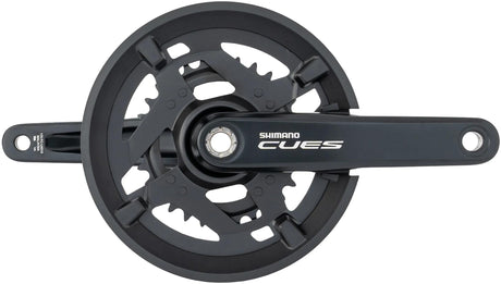 Shimano Cues FC-U4010 9 10-Gang-Kurbel 46 30 mit Kettenschutz
