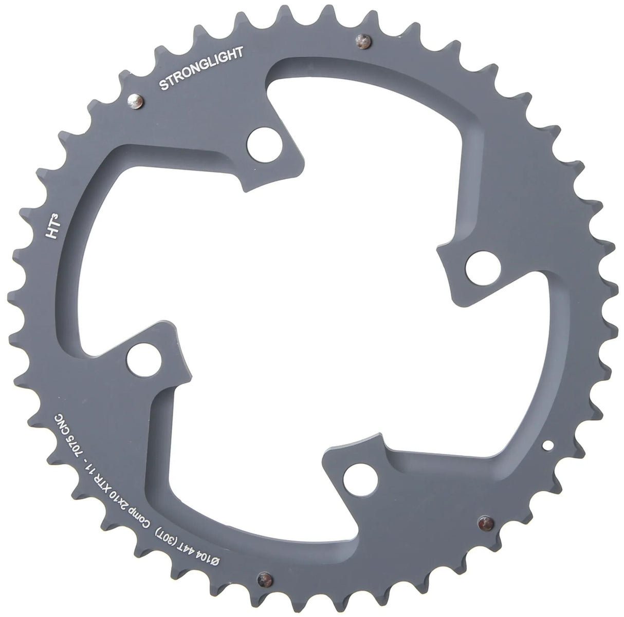 Stronglight MTB Kettenblatt HT3 mod. 17 Kettenblatt stark. ht3 44t äußeres Alu schwarz