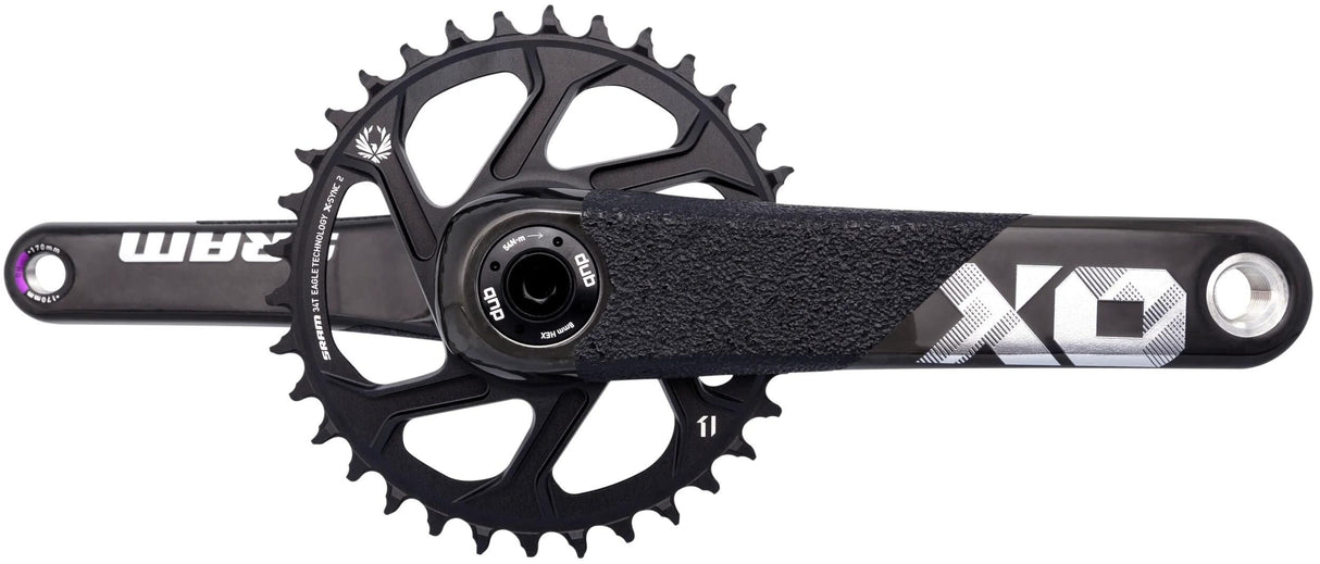Sram Kurbelgarnitur x01 dh Kurbelgarnitur x01 dh Dub 170 mm schwarz
