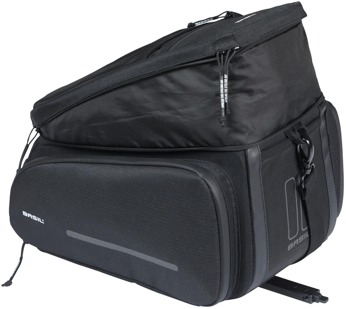 Basil Gepäckträgertasche Move 10-26l Mik Schwarz