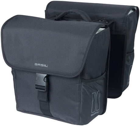 Basil Doppelte Fahrradtasche Go Mik 32 Liter – Schwarz