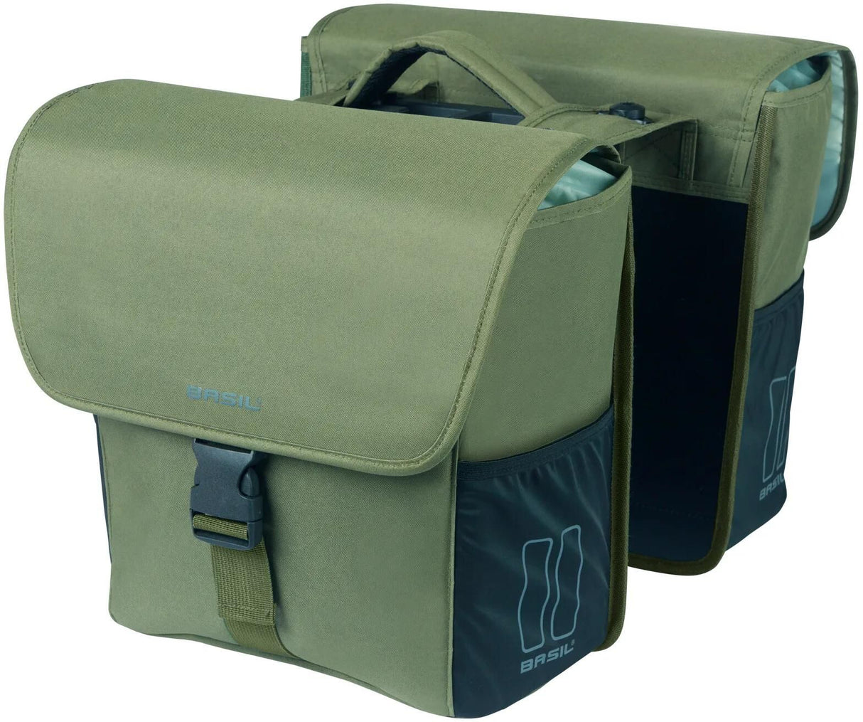 Basil Bag Go Mik Double | dunkelgrün 32l