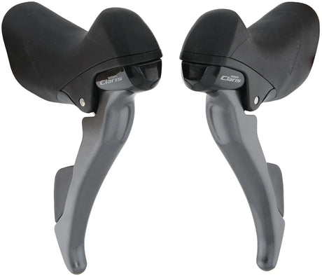Shimano Einstell-Bremshebel-Set 2 x 8 Gang Claris ST-R2000 – Grau Schwarz