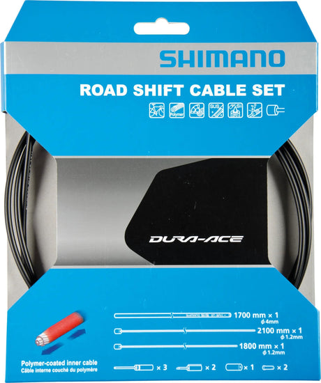 Shimano Schaltzugset Dura Ace BC-9000 Shim.Derail.Cab.Set da BC9000 Polymer Bl.