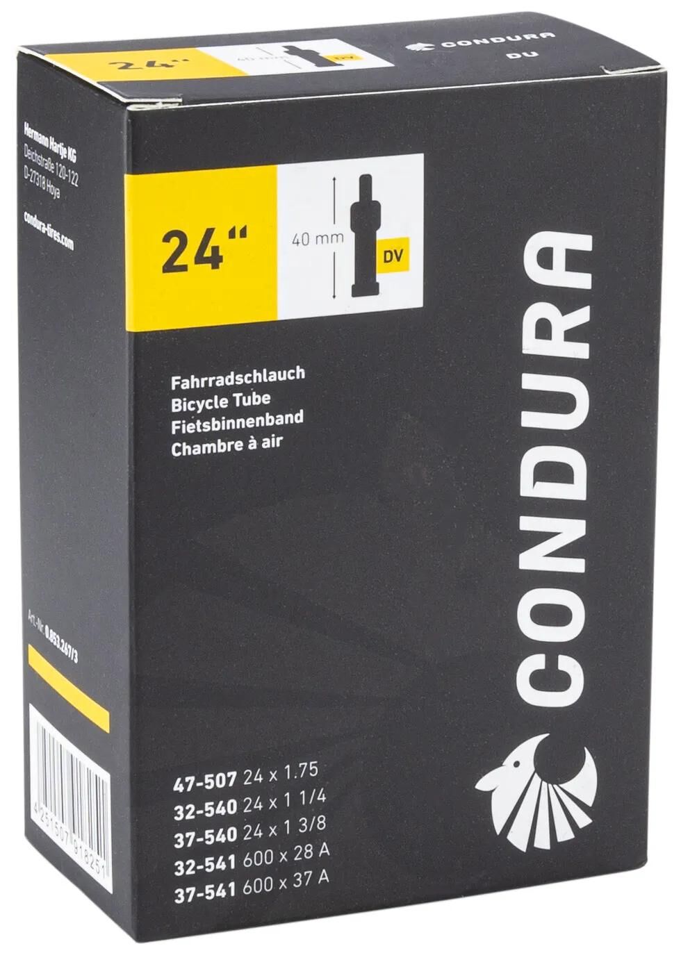 Condura-Innenschlauch - 24 für Rollstuhlschlauch 24 DV40 32 47-507 541