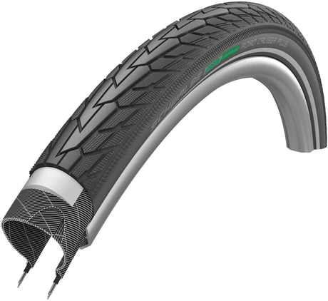 Schwalbe Road Cruiser Plus 28x2,15 (55-622) Wired Active Line Grün Schwarz+Reflex