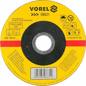 Vorel metalen schild 125*1,0mm