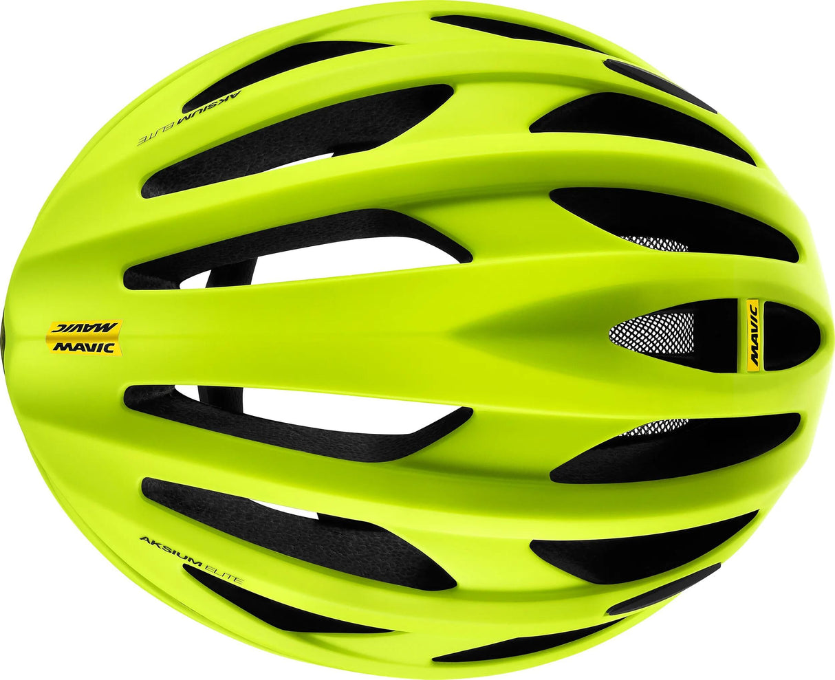 Mavic Rennhelm Aksium Elite Helm Aksium Elite S SAF.YEL. Blackmetal