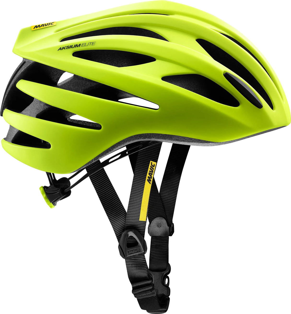 Mavic Rennhelm Aksium Elite Helm Aksium Elite M Saf.Yel. Blackmetal