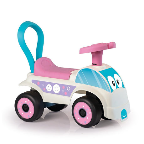 Dolu Laufwagen rosa weiß
