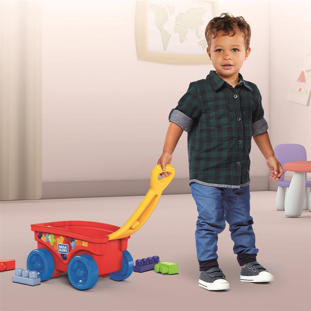 Mega Bloks Wagen mit Blöcken 20-teilig