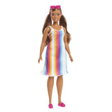 Barbie liebt das Ozean-Regenbogenkleid