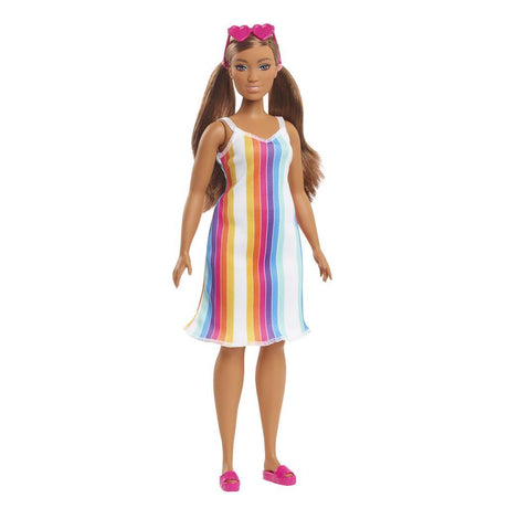 Barbie liebt das Ozean-Regenbogenkleid