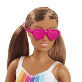 Barbie liebt das Ozean-Regenbogenkleid