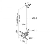 Neomounts FPMA-C100-Deckenhilfe
