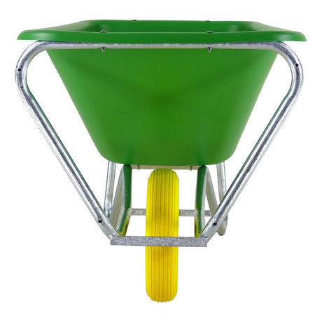 Fort Products Schubkarre F S 165l grüner HDPE-Behälter plus nie mehr Leck