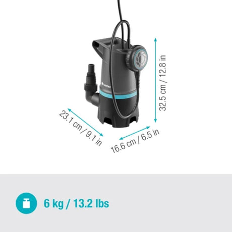 Gardena Schmutzwasser-Tauchpumpe 20000 Basic - 09017-47