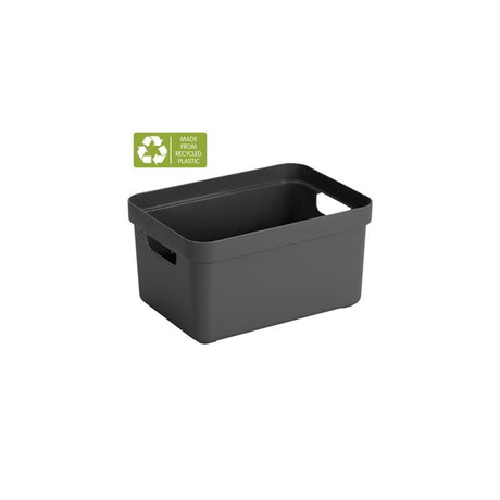 Sunware Sigma Home Aufbewahrungsbox 5l Anthrazit 25,2 x 17,5 x 12,2 cm