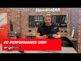 EC-Performance-Fahrradgriff 133 mm schwarzer TPE-Glasfaserverstärkung