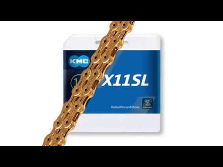 KMC-Fahrradkette X11SL Ti-N Gold 118 Schakels