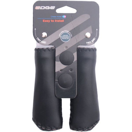 Der Edge Ledergriff - Ergonomisches Ledergriff Set - 135 mm - schwarz