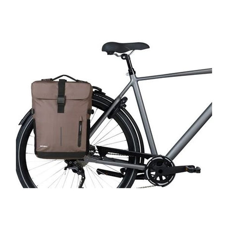 Basil Doppelte Fahrradtasche Move Mik 30 Liter 16 x 27 x 38 cm – braun