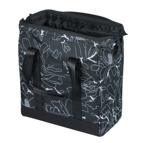 Basil Fahrradshopper Grand Flower Mik 23l 12 x 35 x 35 cm – Schwarz