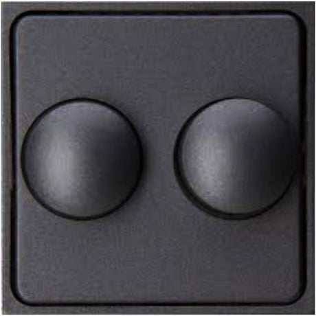 Kopp hk07 anthrazitfarbene Abdeckplatte + Tasten-Duo-Dimmer – 4623035