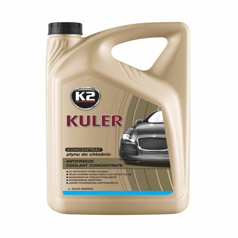 K2 concentraat voor koelvloeistof 1:1. baller 5l blauw