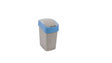 Curver flip bin vuilnisbak 9l ♪ silver blue ♪