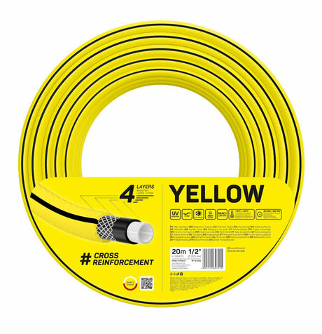 Cellfast - 4gelber Gartenschlauch 1 2 50m - 20bar - 4-lagig
