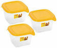 Curver een set vierkante containers 3szt 1,2l