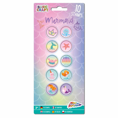 Grafix Stempel Set Meerjungfrau