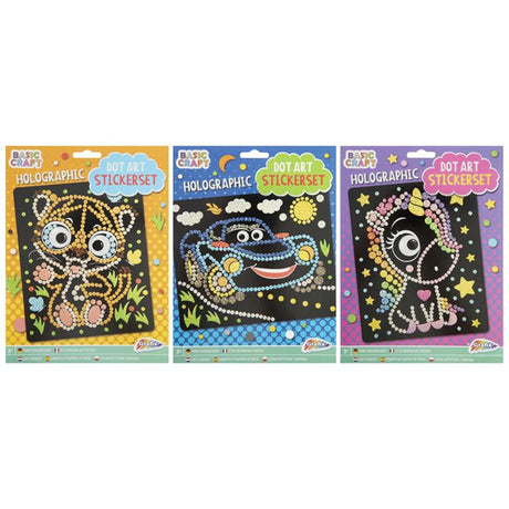 Grafix holografisches Punktaufkleber-Set 22x18cm