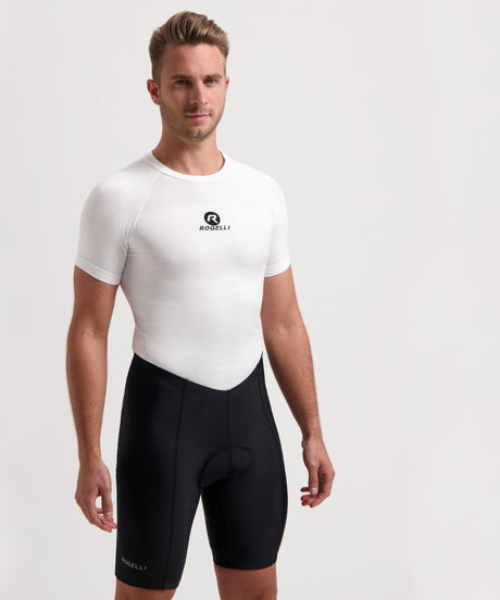 Rogelli econ heren korte fietsbroek - zeem - zonder bretels - zwart