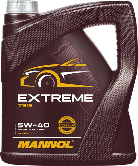 Mannol extrem | synthetisches Motoröl 5w40 | 5 Liter | der Ölriese