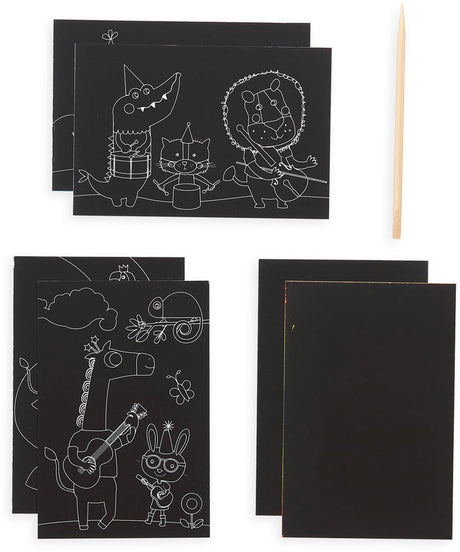 Ooly – Scratch Scribble – Mini – Safari-Party