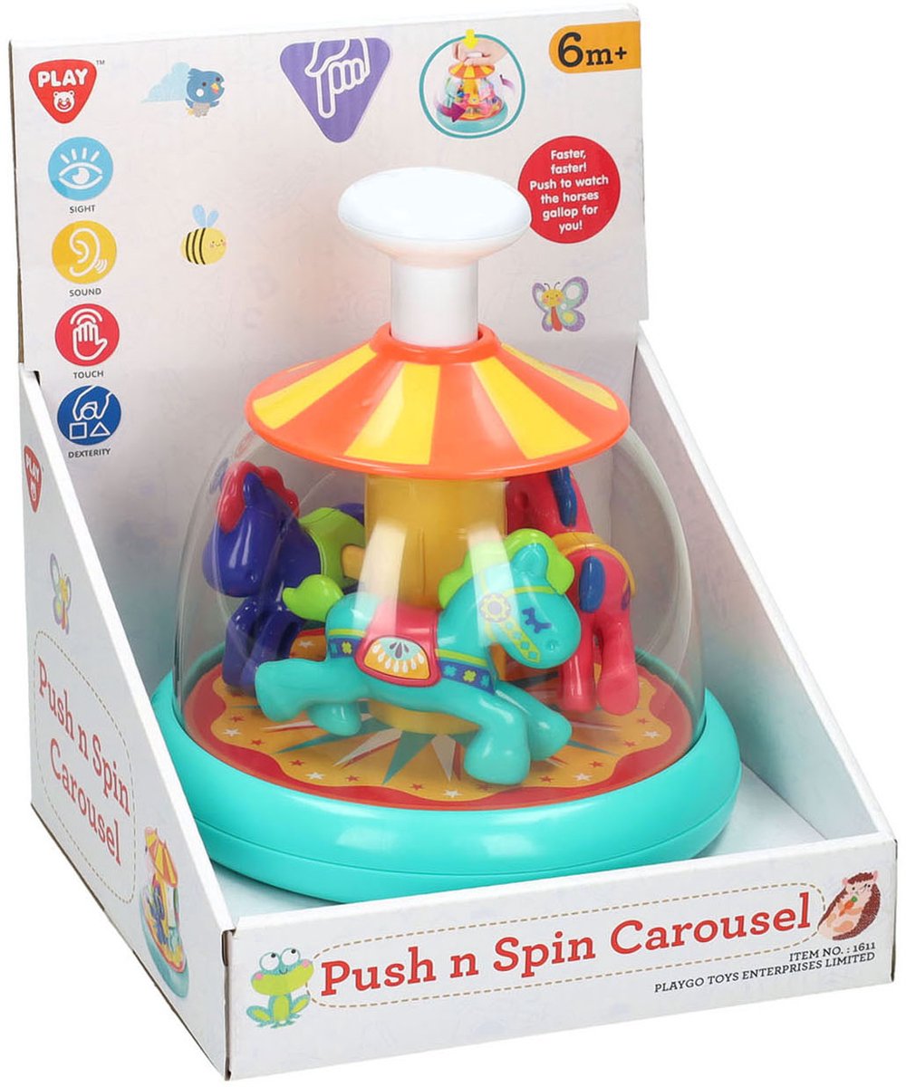 Spielen Sie Push-and-Turn-Karussell