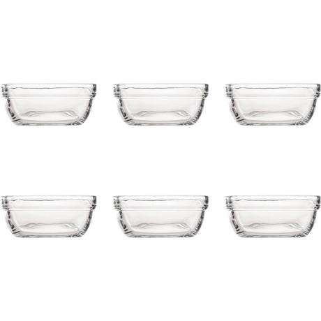 Duralex Schüssel Carre 11cm 6 Stück