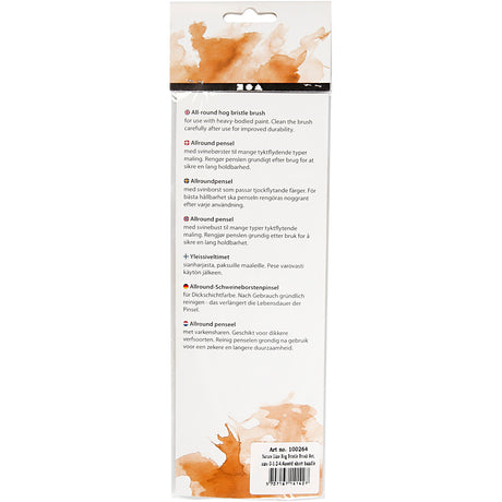 Creativ Company Nature Line Pinsel 00 1 2 4, 4 Stk.