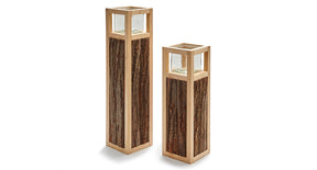 Houten pilaar 'barky' 60cm
