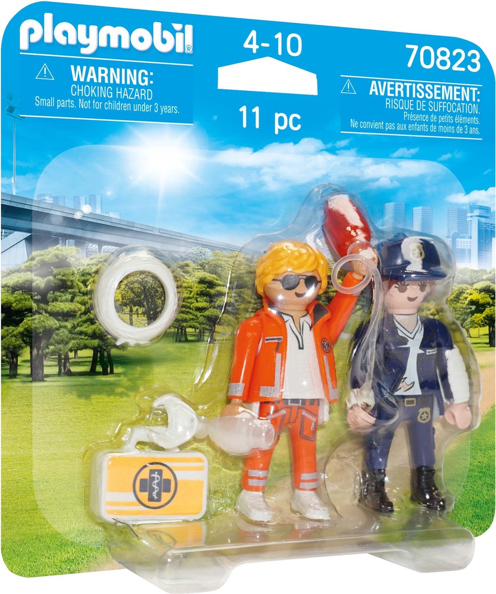 Playmobil Duopack Notarzt und Polizistin – 70823